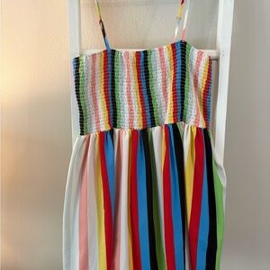 SHEIN Multicolor Stripe Midi Dress